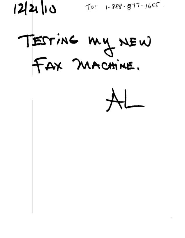 Fax page