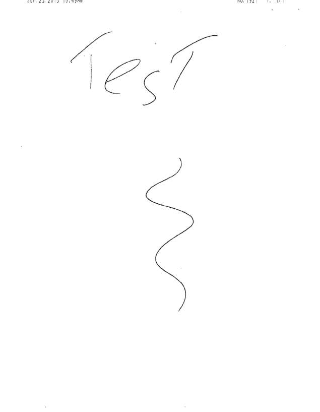 Fax page