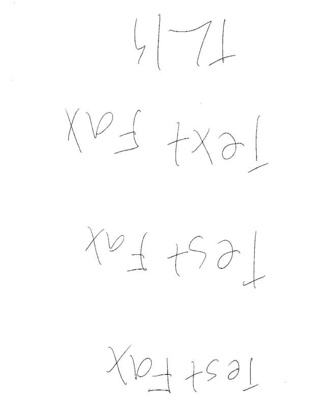 Fax page