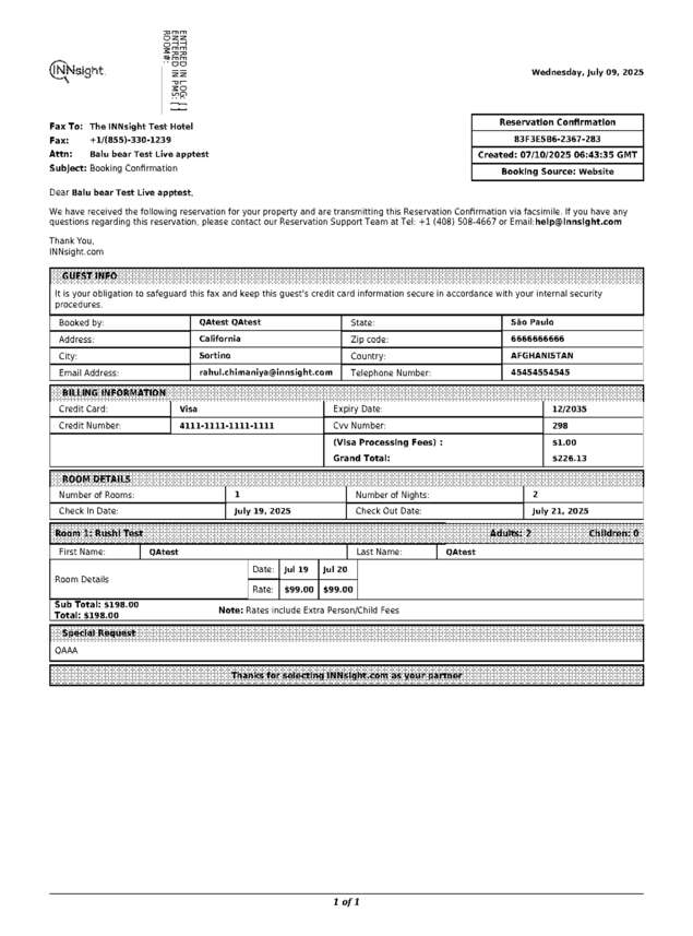 fax page