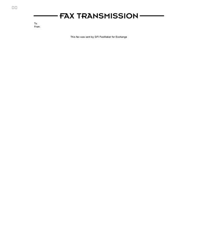 Fax page