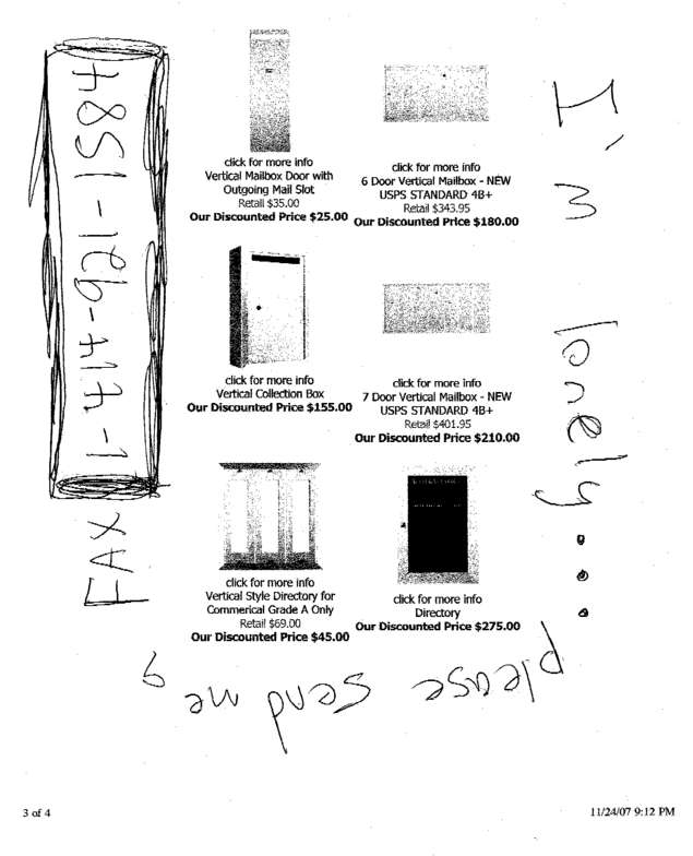 Fax page