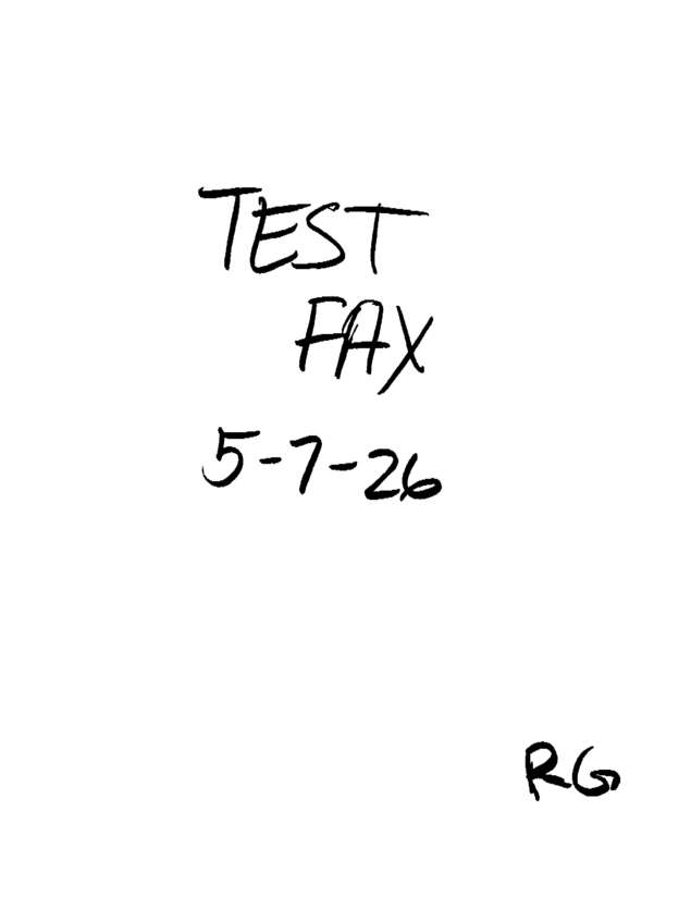 fax page