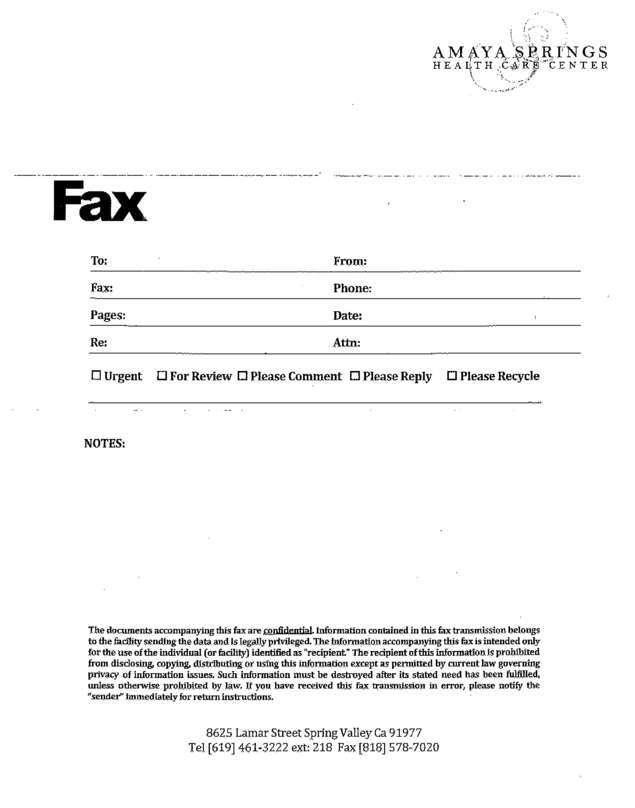 fax page