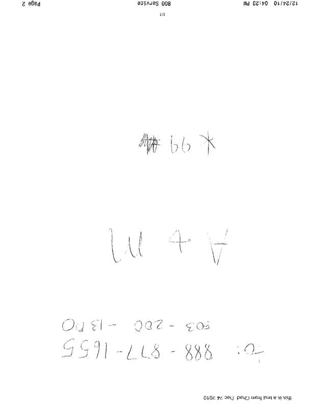 Fax page