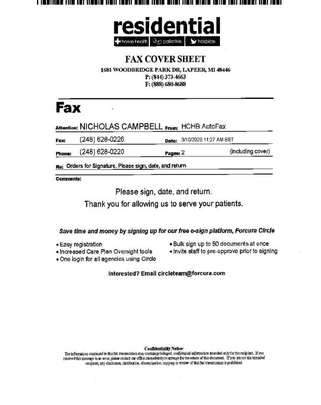 fax page