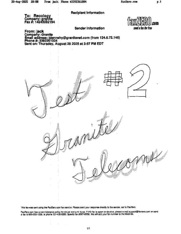 fax page