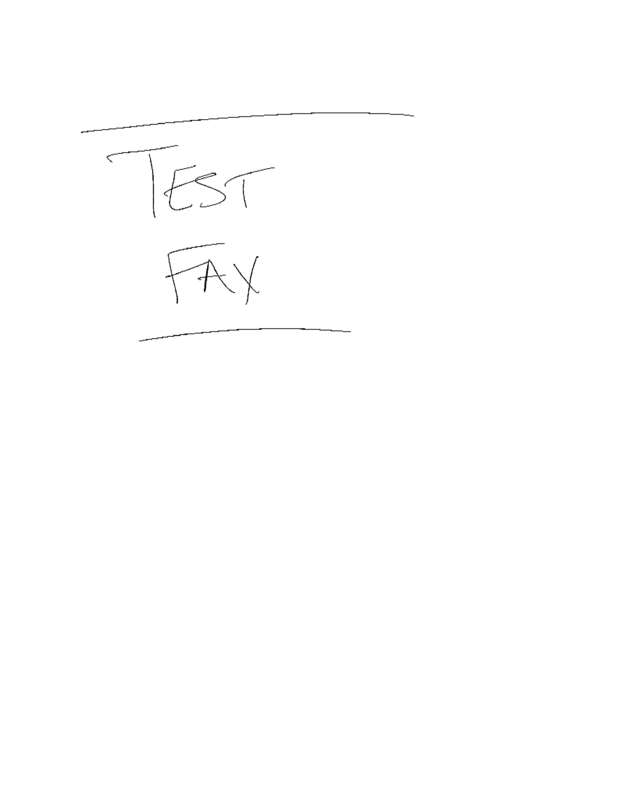 Fax page