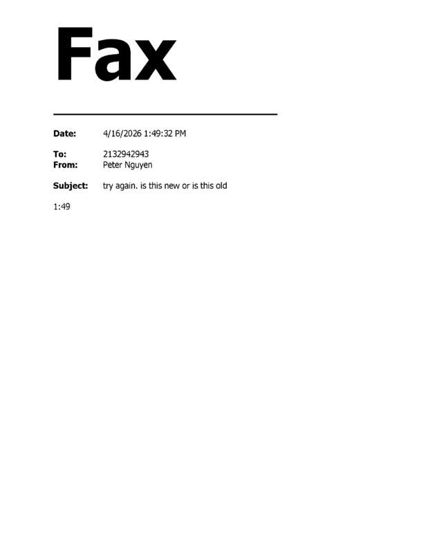 fax page
