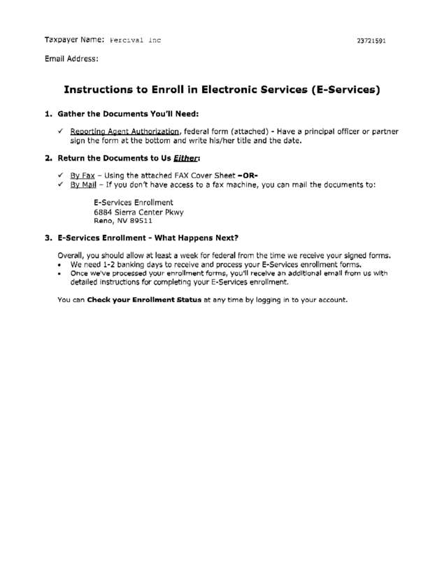 Fax page