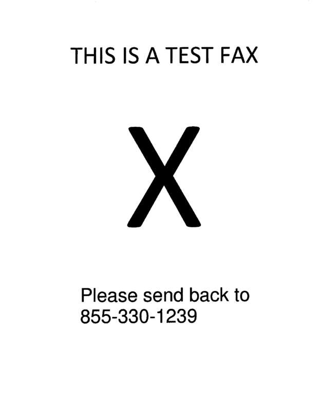 fax page