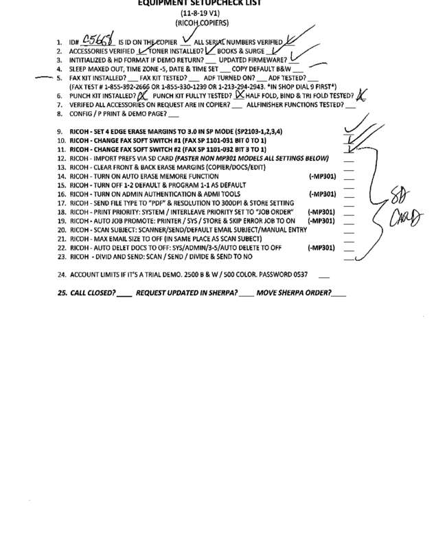 Fax page