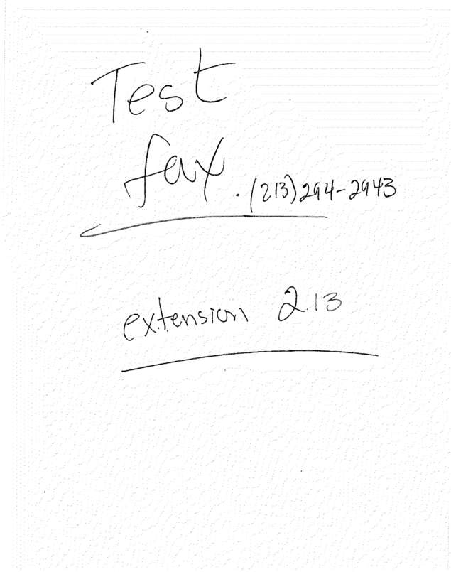 fax page