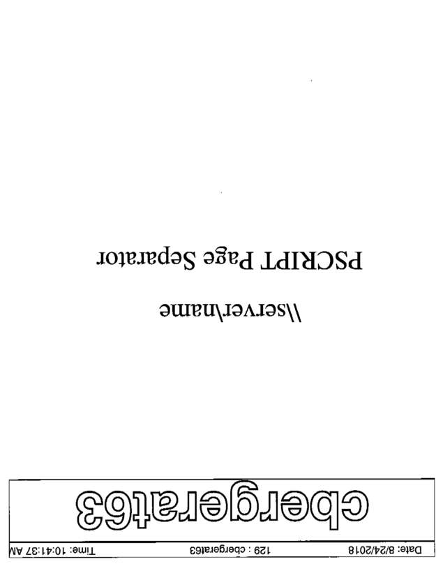 Fax page