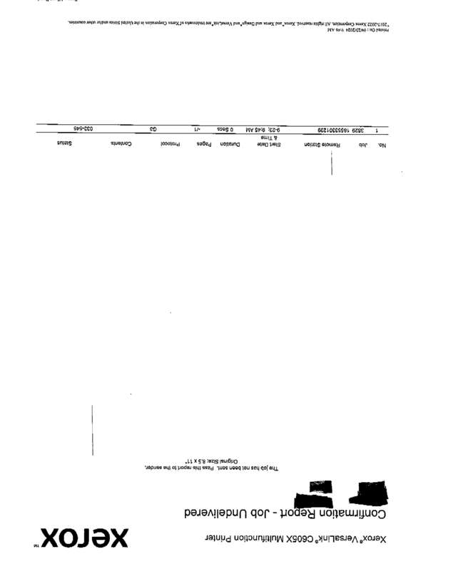 Fax page