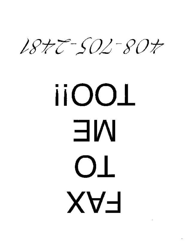 Fax page