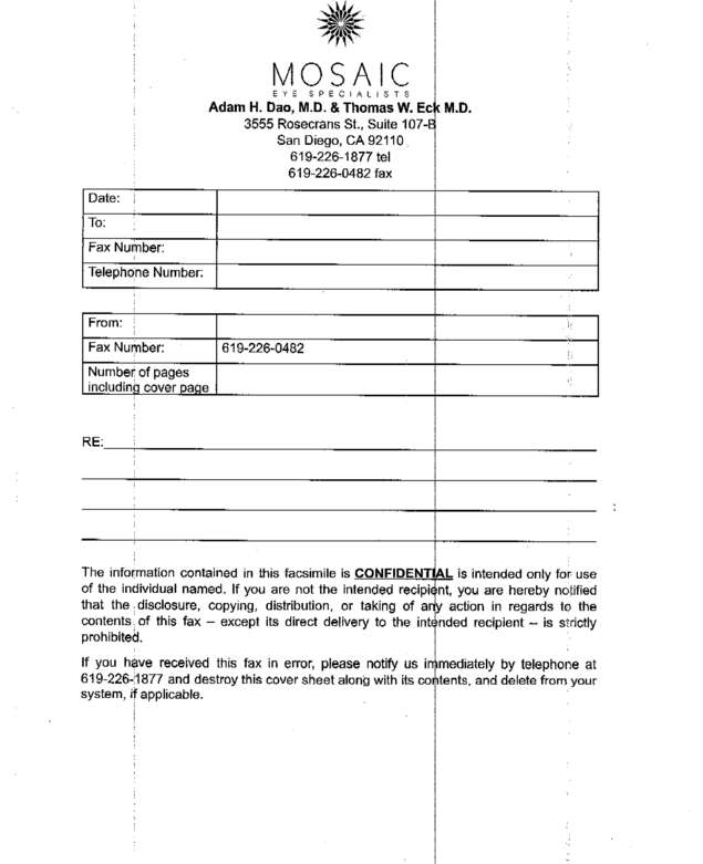 Fax page
