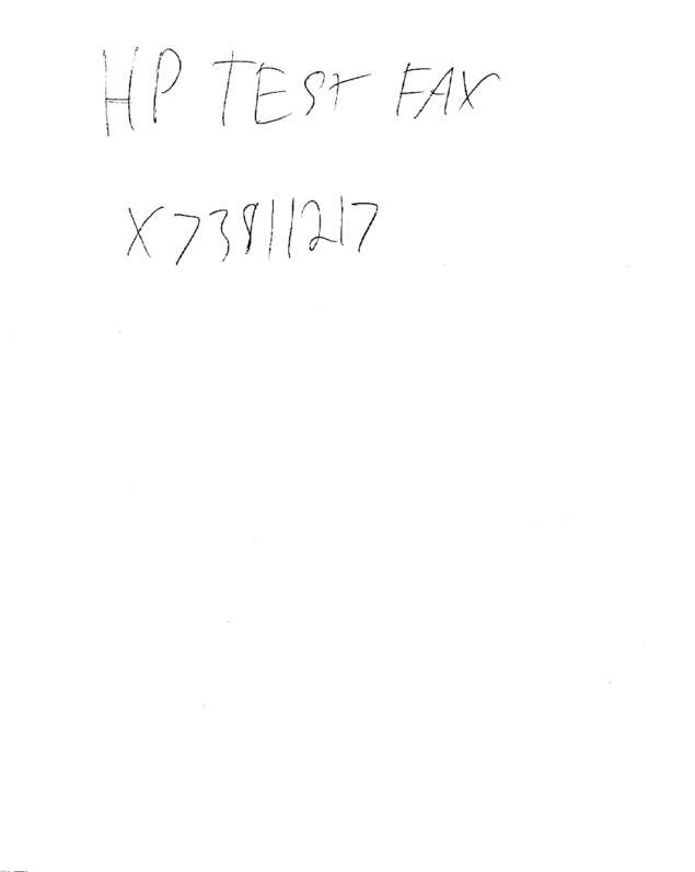 Fax page