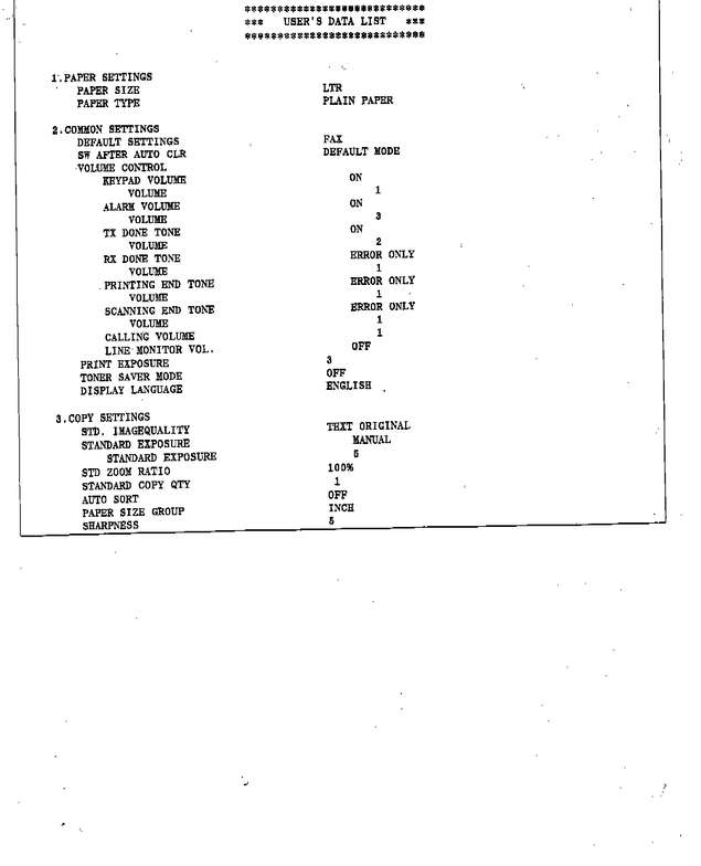 Fax page