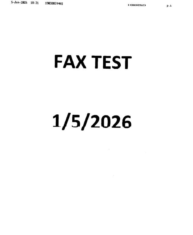 fax page