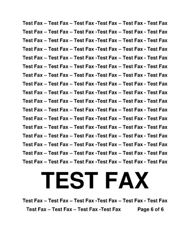 fax page