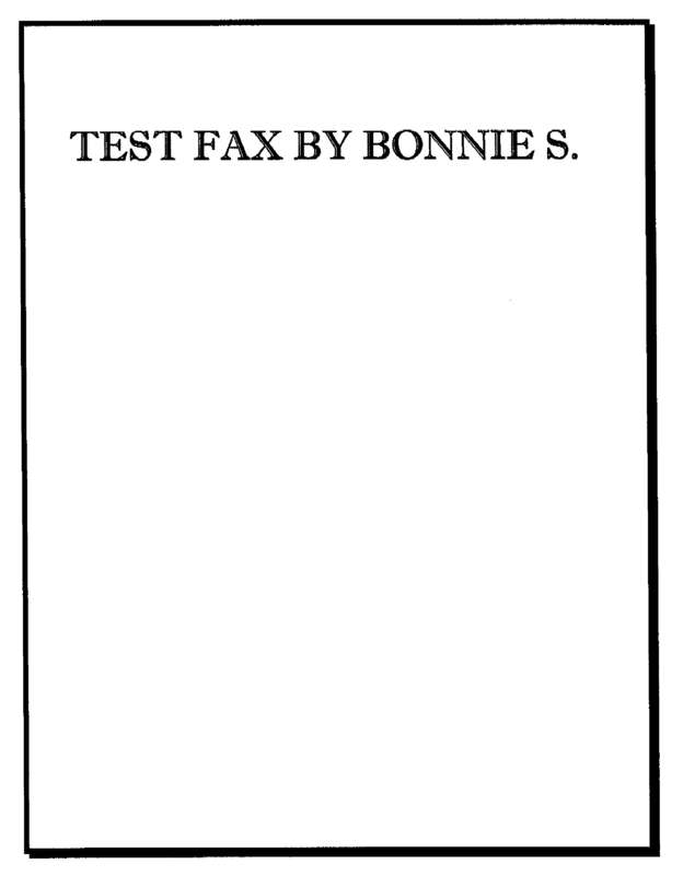 fax page