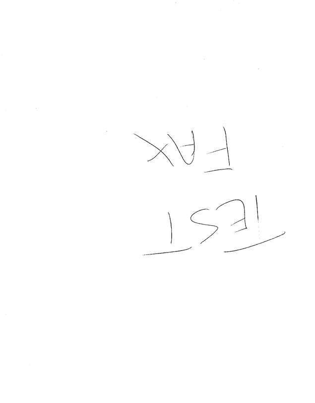 Fax page