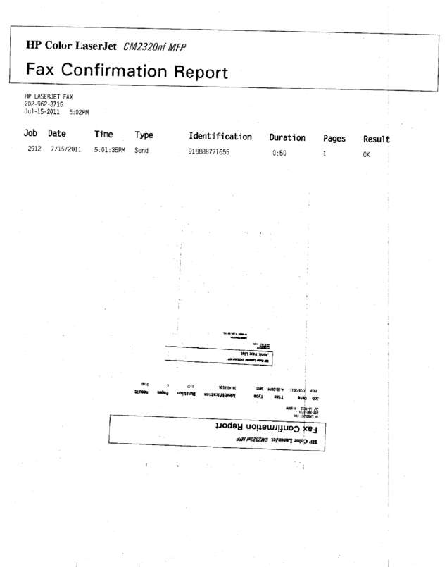 Fax page