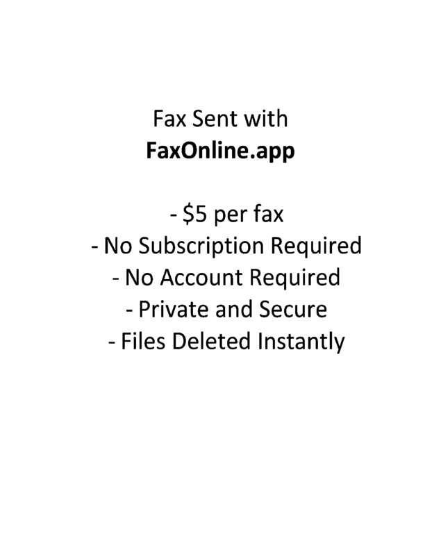 fax page