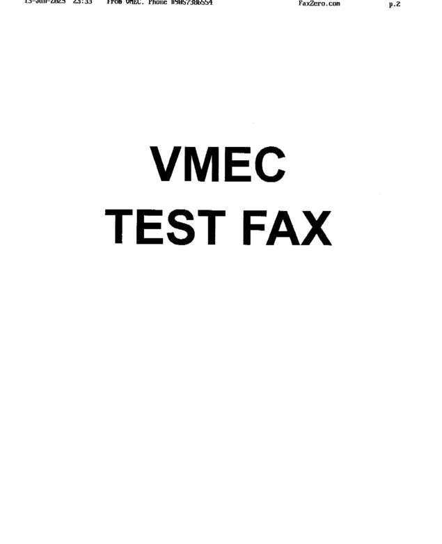 fax page