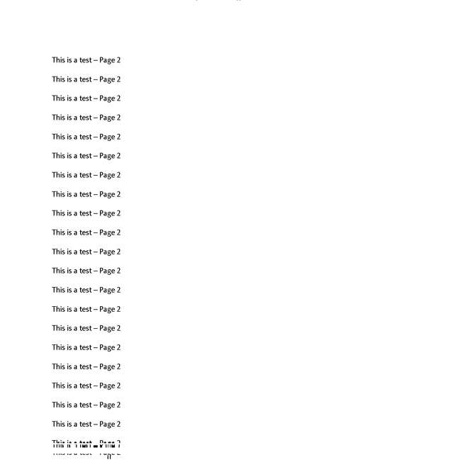 Fax page