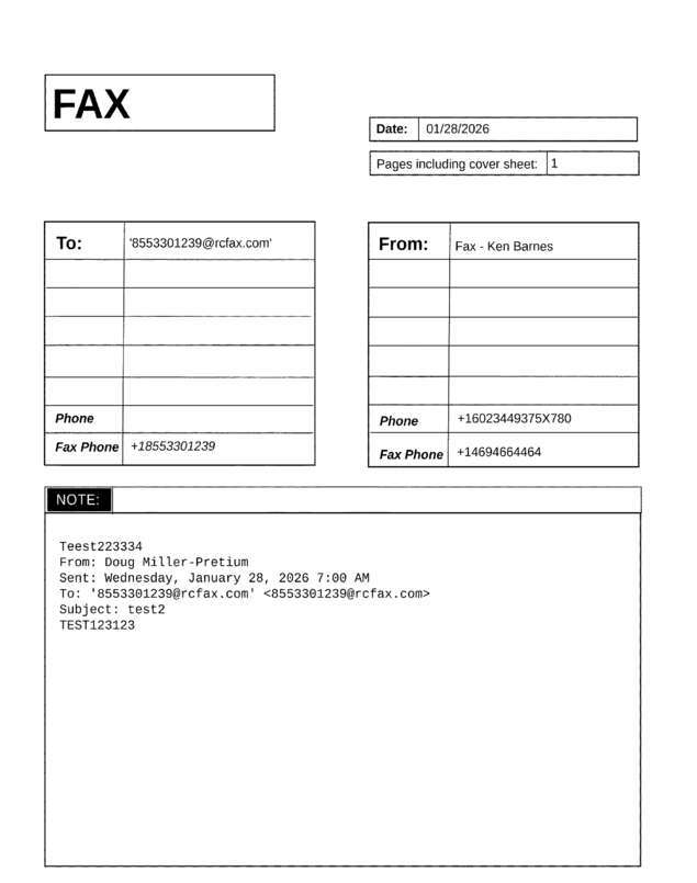 fax page
