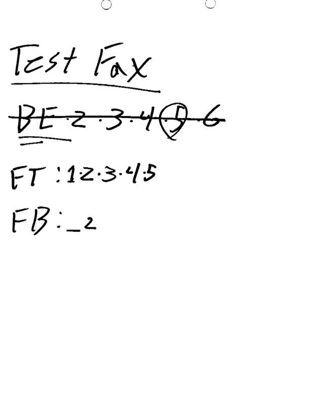 fax page