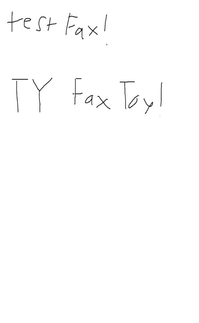 fax page