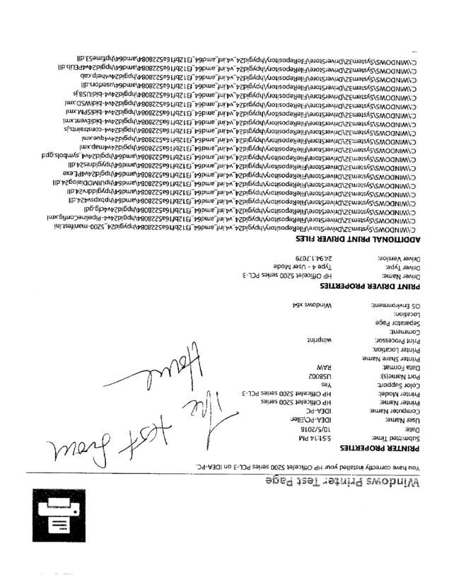 Fax page