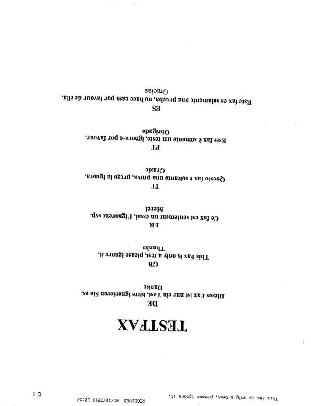 fax page
