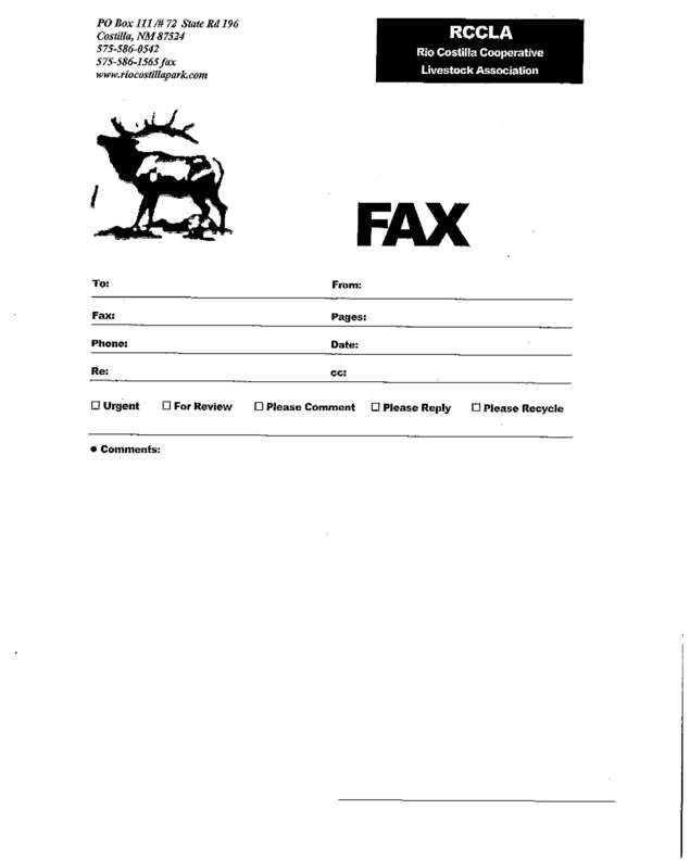 fax page