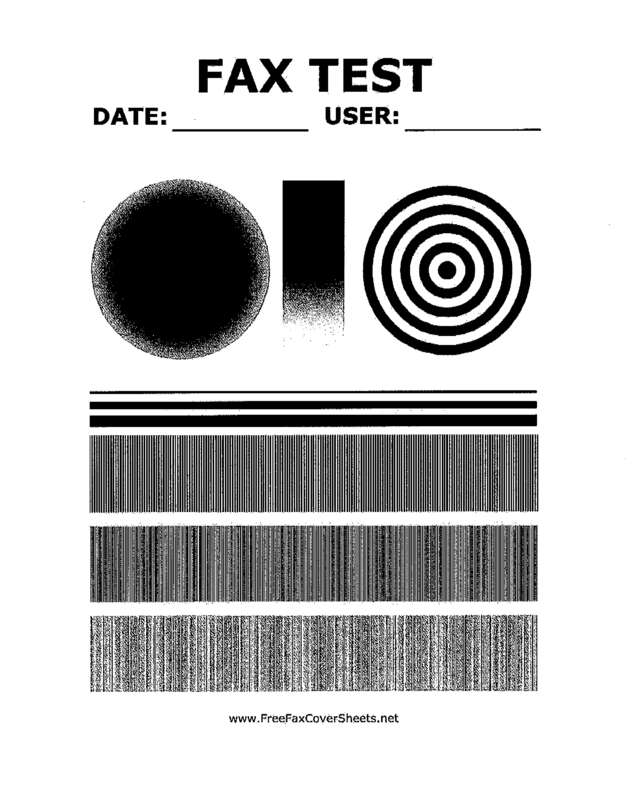 Fax page