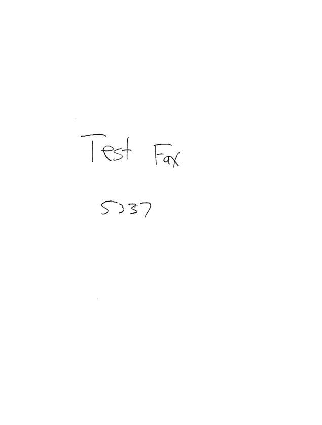 Fax page