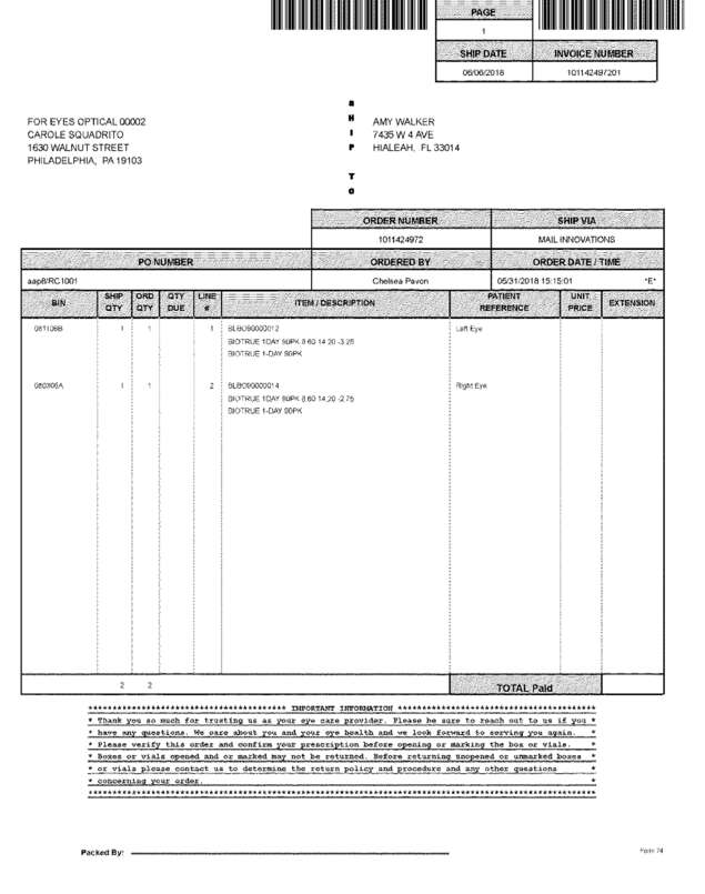 Fax page