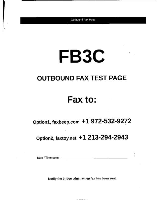 fax page