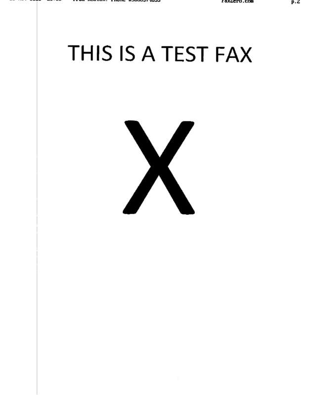 fax page