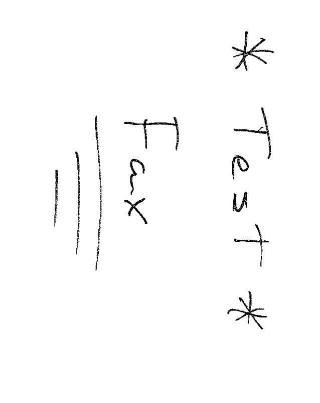 Fax page