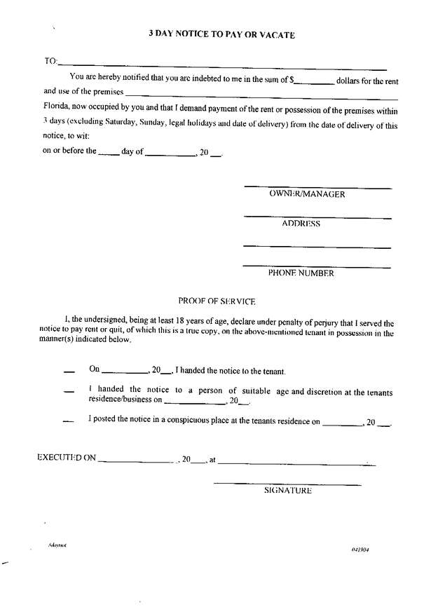 Fax page