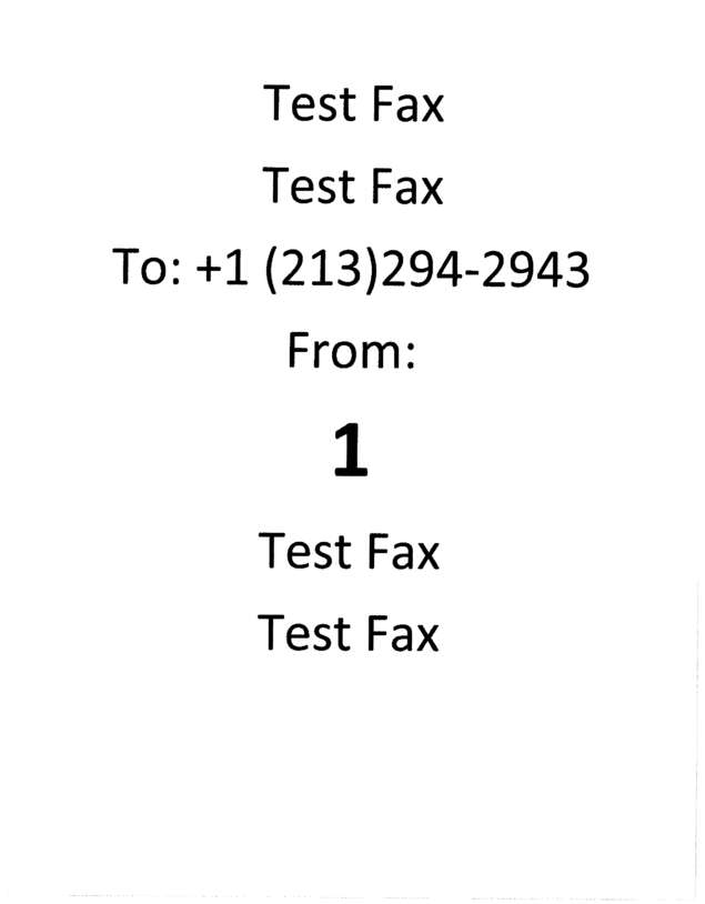 fax page
