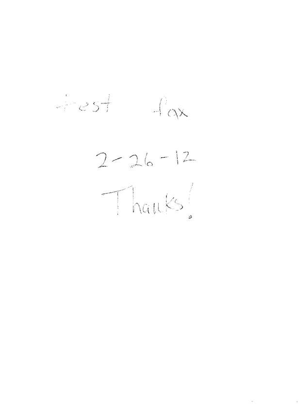 Fax page
