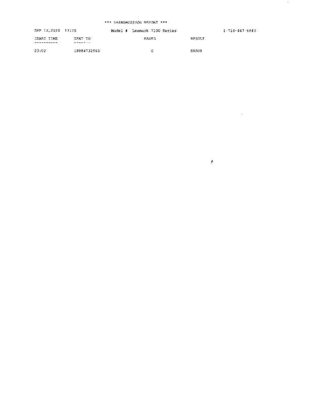 Fax page