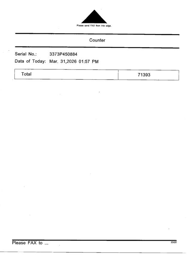 Fax page