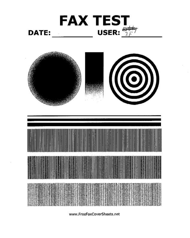 Fax page
