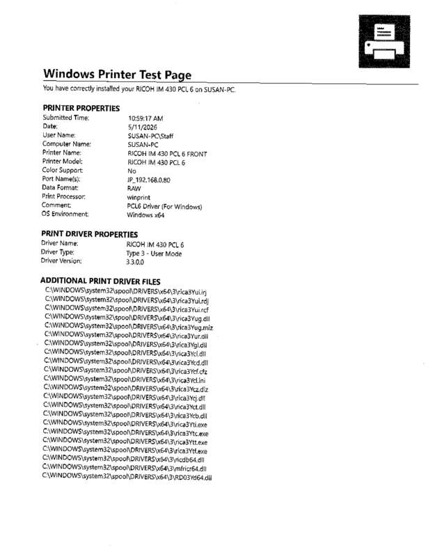 fax page